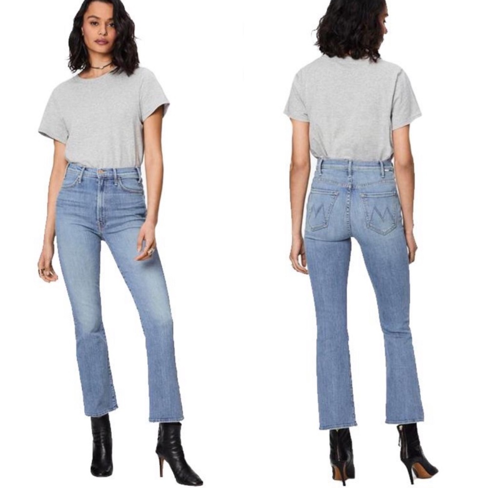 MOTHER hustler ankle boot cut jeans